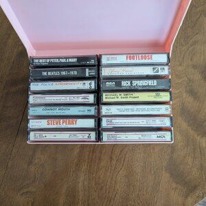 Vintage cassette tape collection